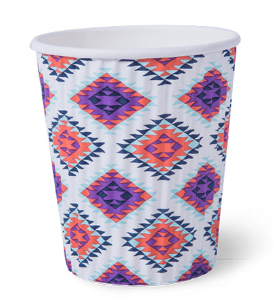 8oz Ripple Wrap Hot Cup Ctn 1000 
