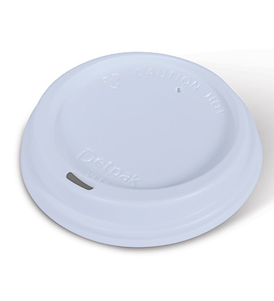 8oz Ripple Cup Lid White Ctn 1000