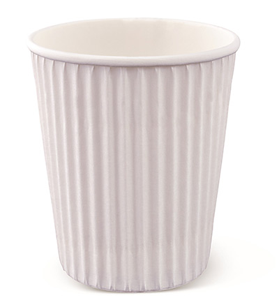 8oz Ripple Cup White Ctn 1000