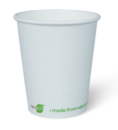 8oz Single Wall Eco Cup White - Ctn 1000 