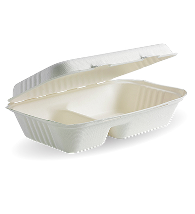 Bio Cane Clam 2 compartments 9x6x3