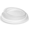 90mm Biocup PLA White Lid - Ctn. 1000 