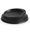 80mm Biocup PS Black Lid - Ctn. 1000 