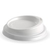 80mm Biocup PS White Lid - Ctn. 1000 