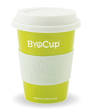 12oz ByoCups Reusable Green - Ctn 36