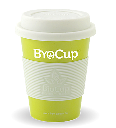 8oz ByoCups Reusable Green - Ctn 48