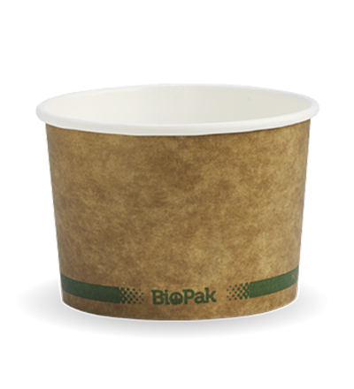 8oz  Bio Bowl - Kraft look - 1000ctn 