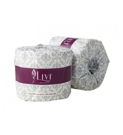 Livi Impressa Bathroom Toilet Paper 2ply - Ctn 48 