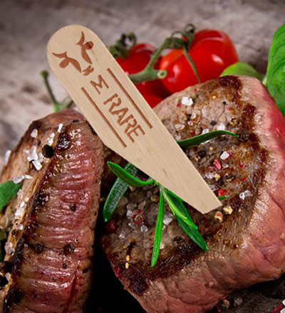 Meat Marker - Med/Rare - Pkt 200 