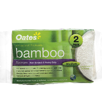 Oates Bamboo Sponge 2pk