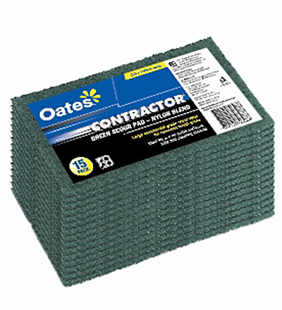 Oates Green Scour Pads 15pk