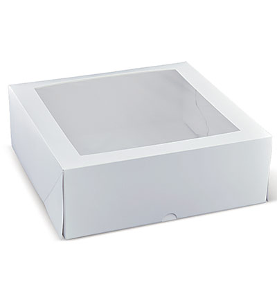 11 inch Square Window Cake Box Ctn 100