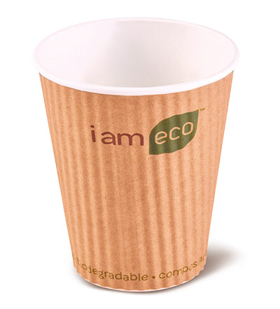 12oz Ripple  Eco Cup Brown Ctn 1000 