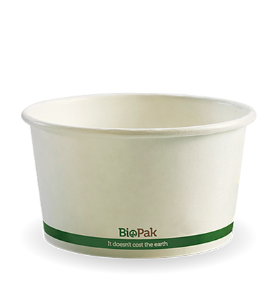 12oz Paper Bio Bowl - White - 500ctn 