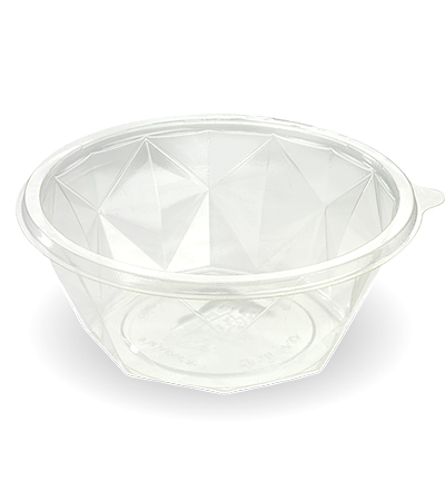 946ml Clear Bio Salad Bowl - 450ctn 