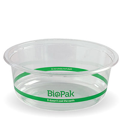 600ml Wide Clear Bio Bowl - 600ctn 