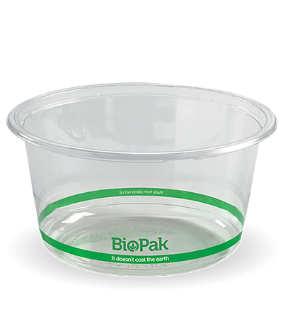 700ml Wide Clear Bio Bowl - 600ctn 