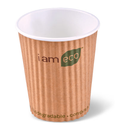 8oz Ripple Eco Cup Brown Ctn 1000 