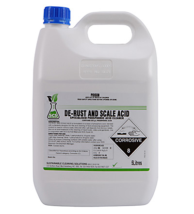 De-Rust and Scale Acid. 5lt or 15lt