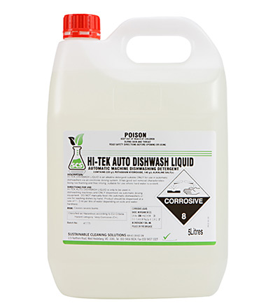 Hi Tek Auto Dishwashing Liquid. 5lt or 15lt
